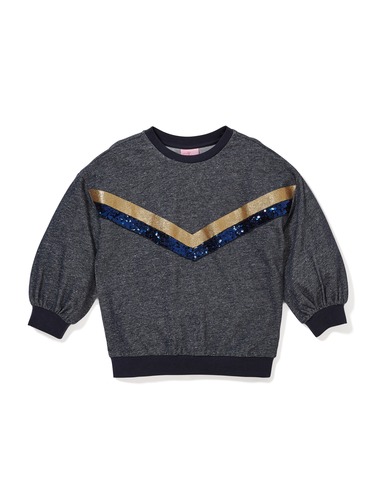 P.A. Play Jnr Girls Sparkle Trim Sweater