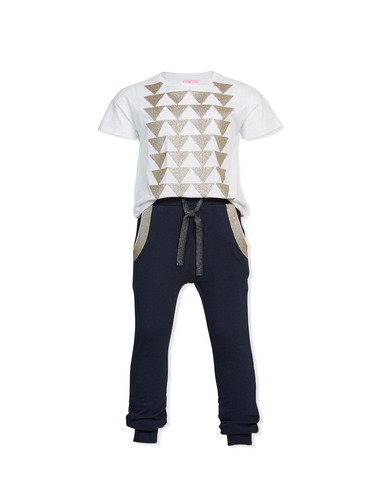 P.A. Play Jnr Girls Sparkle Trim Pant
