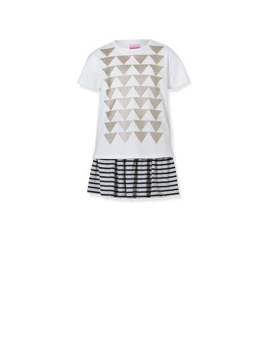 P.A. Play Girls Fleck Stripe Skirt