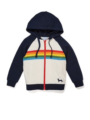 P.A. Play Jnr Boys Rainbow Hoodie