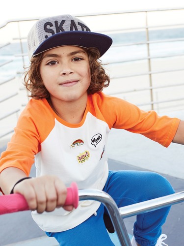 P.A. Play Jnr Boys Patches Raglan Tee