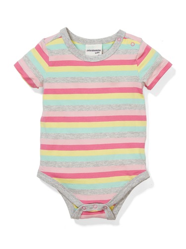 P.A. Play Baby Rainbow Stripe Bodysuit