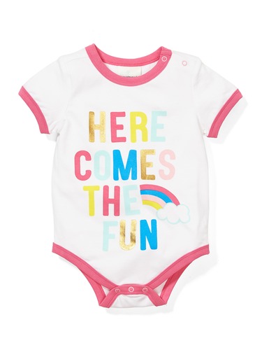 P.A. Play Baby Here Comes The Fun Bodysuit