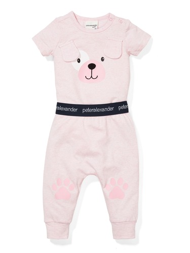 P.A. Play Baby Pink Paws Leggings