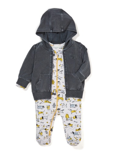 P.A. Play Baby Puppy Onesie