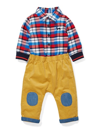 P.A. Play Baby Flannelette Bodysuit