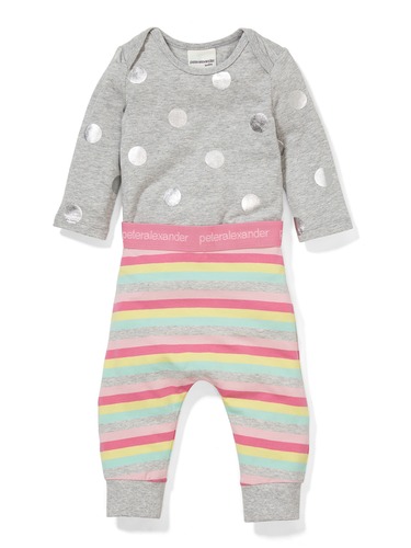 P.A. Play Baby Silver Spot Bodysuit