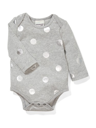 P.A. Play Baby Silver Spot Bodysuit