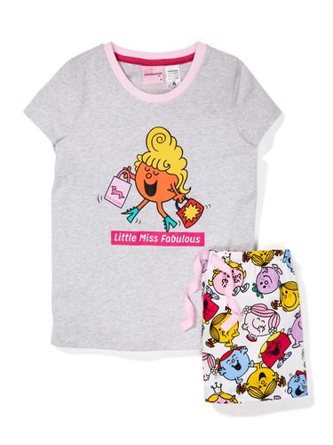 Girls Little Miss Pj Set