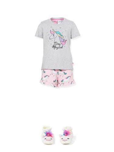 Girls Unicorn Pj Set