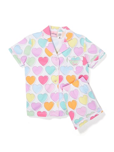 Girls Heart Pj Set