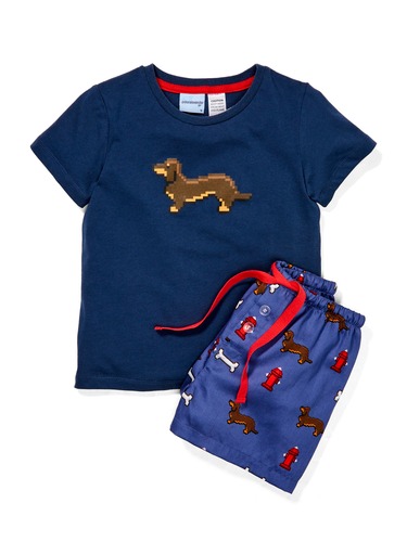 Jnr Boys Digi Penny Pj Set