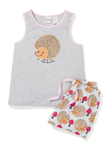 Girls Hedgehog Pj Set