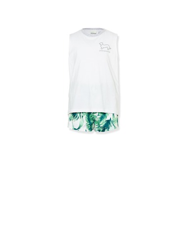 Boys Palm Leaf Pj Set