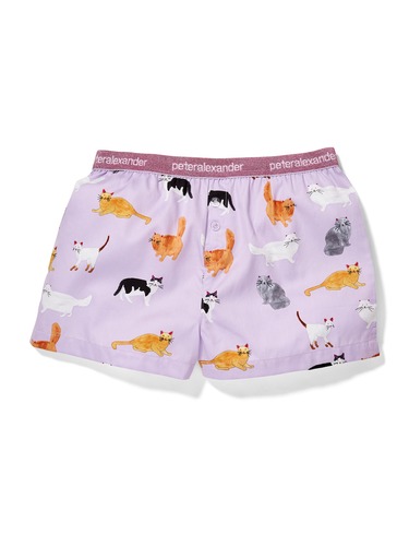 Girls Kitty Boxer Short
