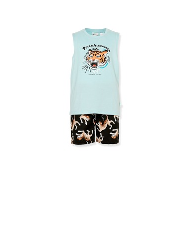 Boys Tiger Pj Set