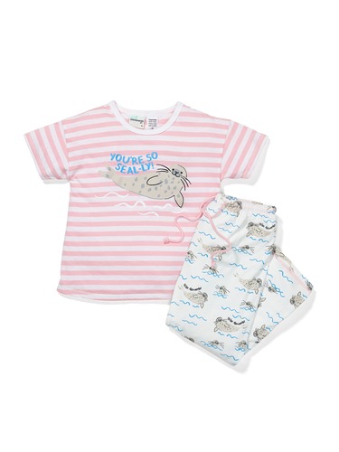 Jnr Girls Seal Pj Set