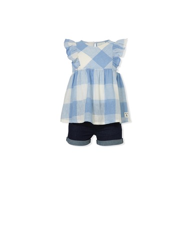P.A. Play Girls Gingham Shirt