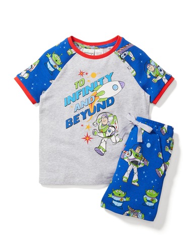 Jnr Boys Toy Story Buzz Short Pj Set