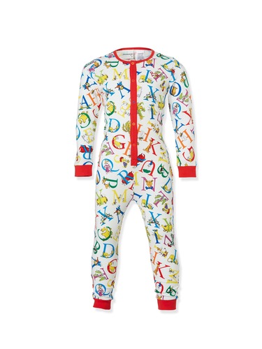Jnr Dr. Seuss Alphabet Onesie