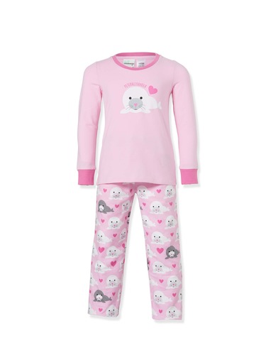 Jnr Girls Cute Seal Flannelette Pj Set