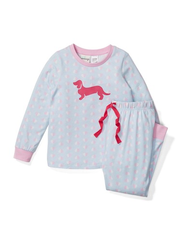 Girls Pastel Heart Pj Set