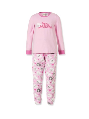 Girls Cute Seal Flannelette Pj Set
