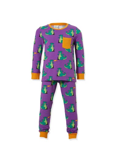 Jnr Boys Dragon Long Pj Set