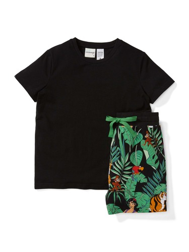 Boys Aladdin Jungle Short Pj Set