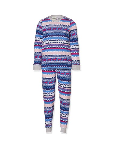 Girls Penny Fairsle Pj Set