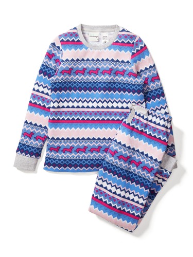 Girls Penny Fairsle Pj Set