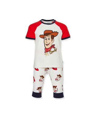 Jnr Boys Toy Story Woody Short Pj Set