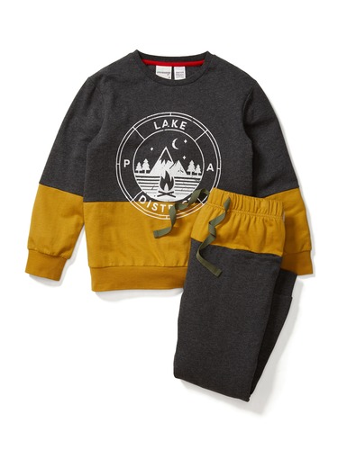 Boys Camping Terry Pj Set
