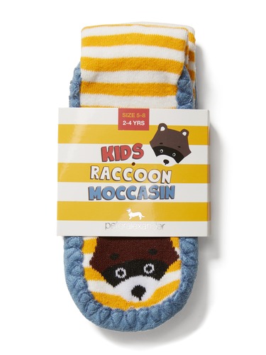 Kids Stripe Raccoon Socks