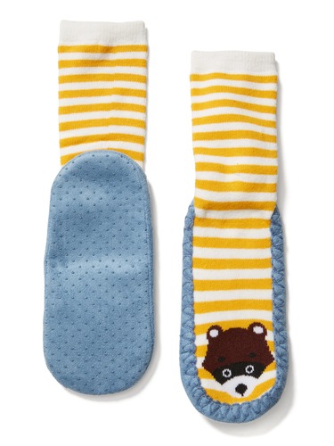 Kids Stripe Raccoon Socks