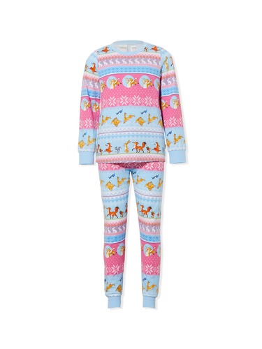 Girls Guess How Much I Love You Fairisle Long Pj Set