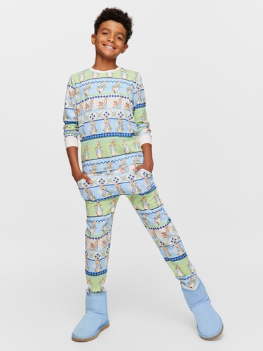 Jnr Boys Batman & Robin Long Sleeve Pj Set