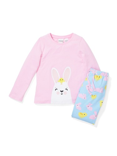 Jnr Girls Bunny Chick Pj Set