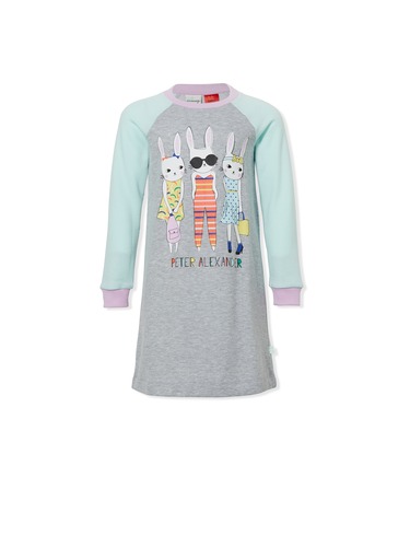 Jnr Girls Bunny Long Sleeve Nightie