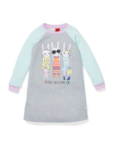 Jnr Girls Bunny Long Sleeve Nightie