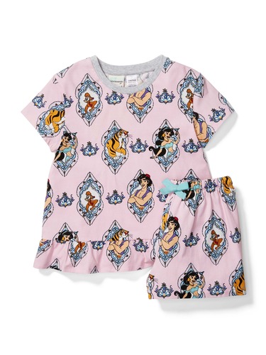Girls Aladdin Short Pj Set