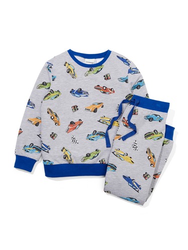 Jnr Boys Racing Cars Pj Set