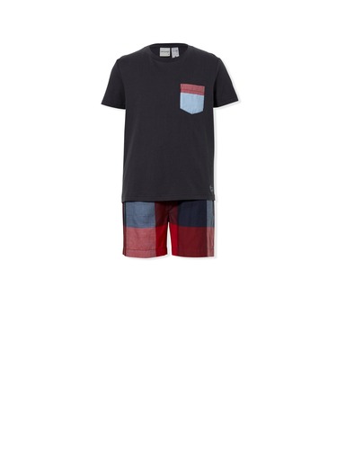 Boys Buffalo Check Pj Set