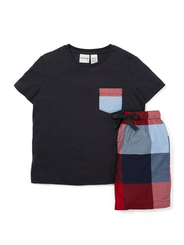 Boys Buffalo Check Pj Set