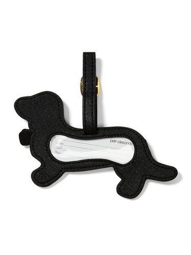 Mens Penny Black Luggage Tag