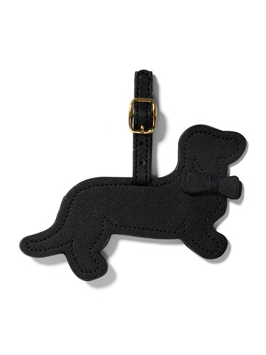 Mens Penny Black Luggage Tag