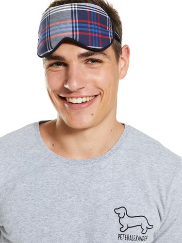 Men's Rodeo Check Eye Mask