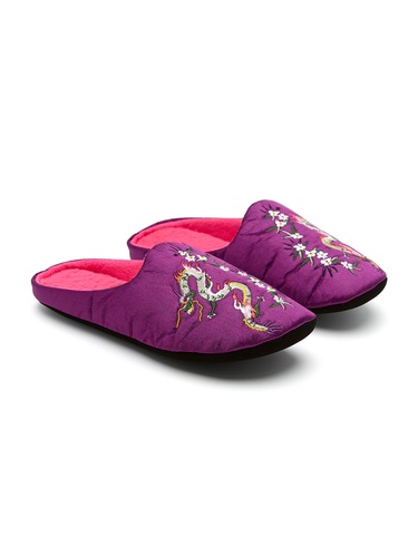 Fur Lined Dragon Scuff