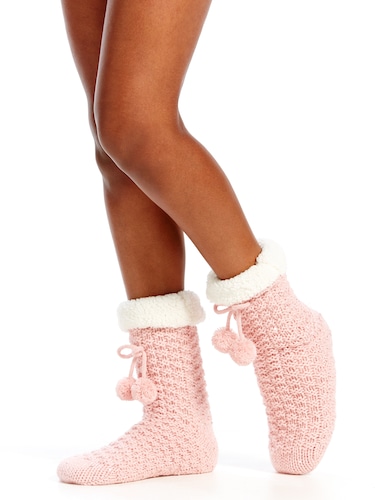 Ladies Chunky Sequin Socks
