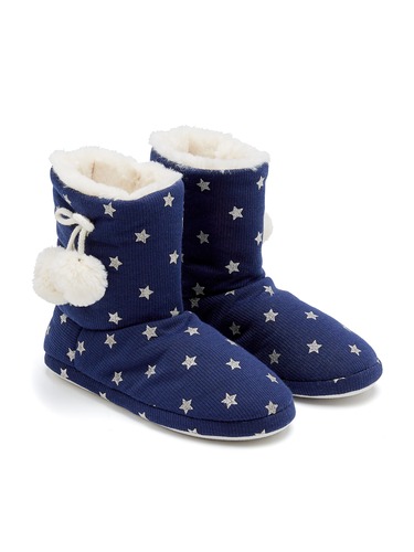 Ladies Furry Star Boots
